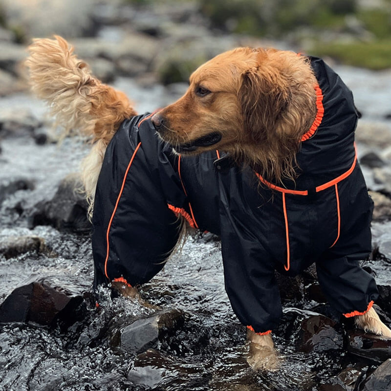 Wasserdichte Hundehülle Regenjacke Verstellbar Outdoor