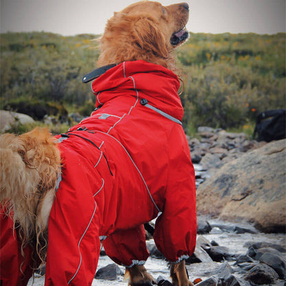 Wasserdichte Hundehülle Regenjacke Verstellbar Outdoor