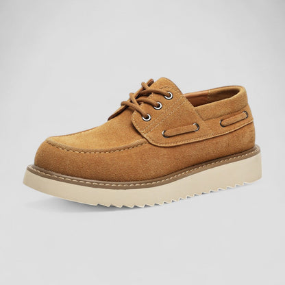 Lässige Low-Top-Schnürschuhe aus Wildleder für Herren 0