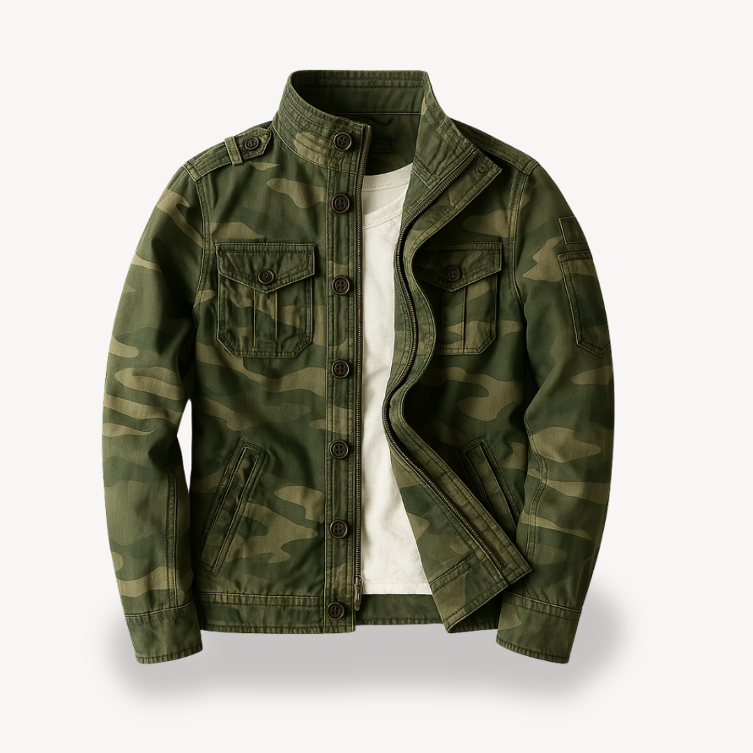 Lässige Militärjacke für Herren | Loravelle 2