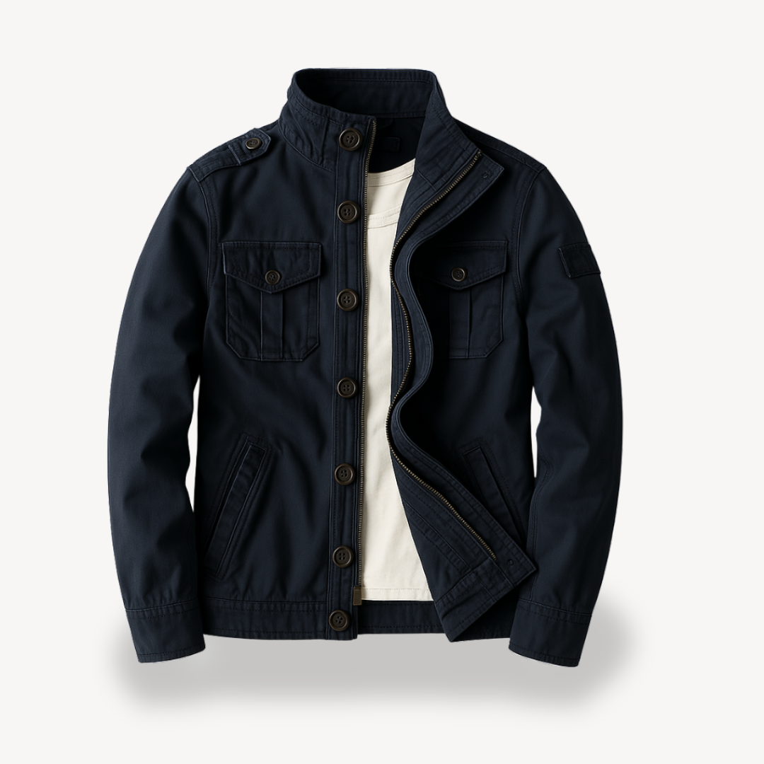 Lässige Militärjacke für Herren | Loravelle 4