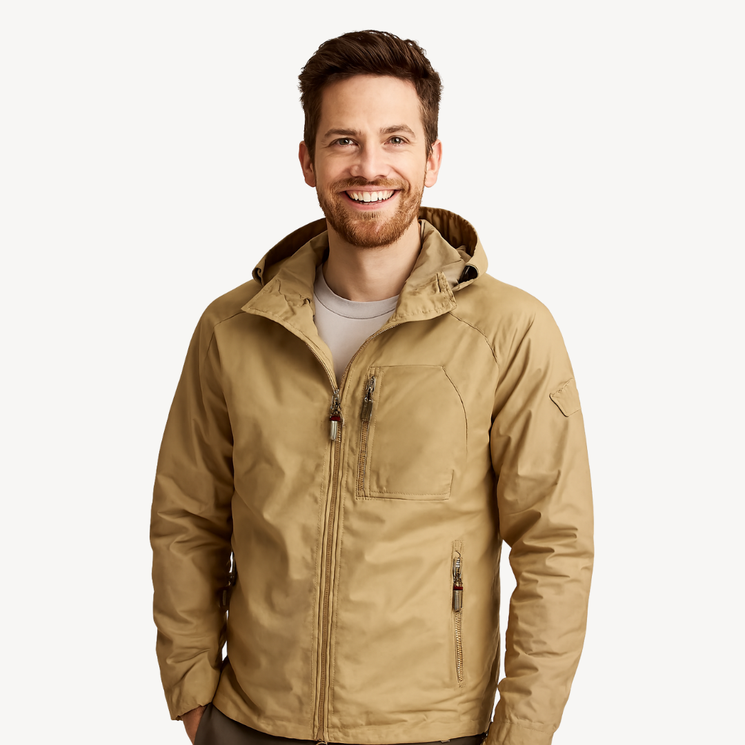 Lässige Polyester-Reißverschlussjacke für Herren | Loravelle 4