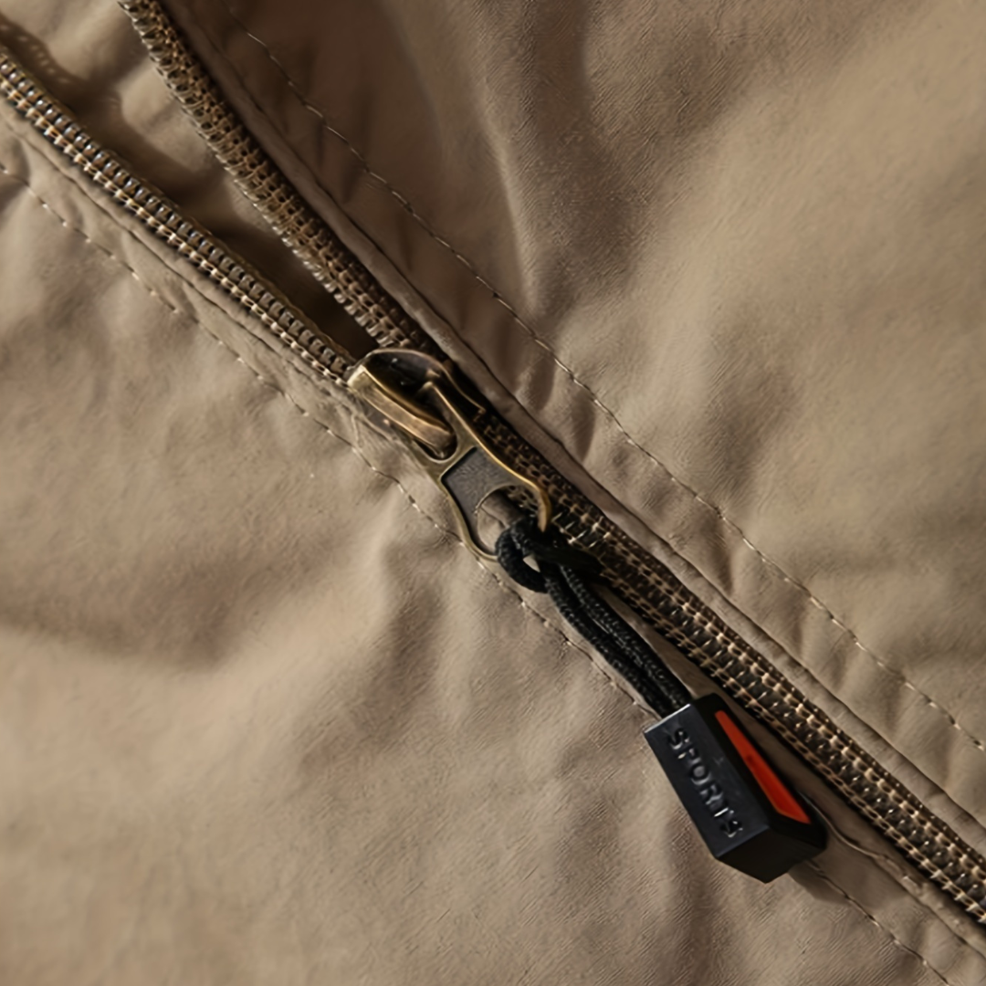 Lässige Polyester-Reißverschlussjacke für Herren | Loravelle 5
