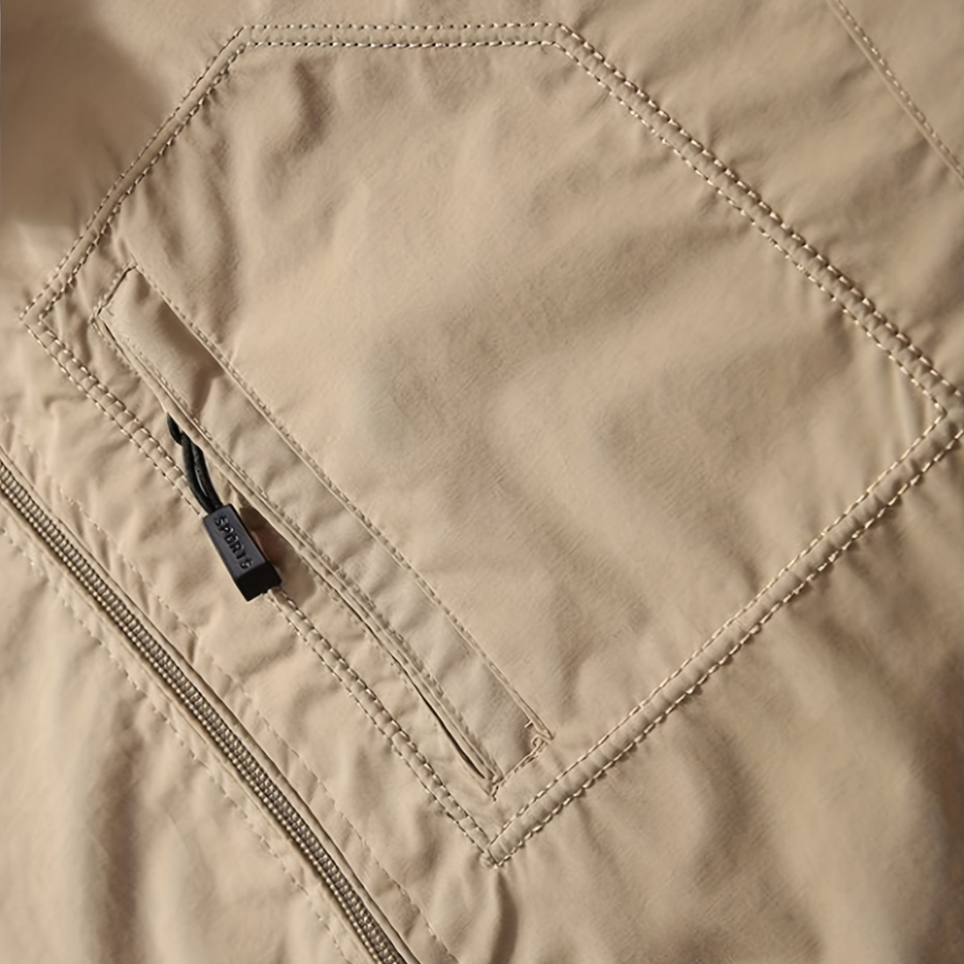 Lässige Polyester-Reißverschlussjacke für Herren | Loravelle 6
