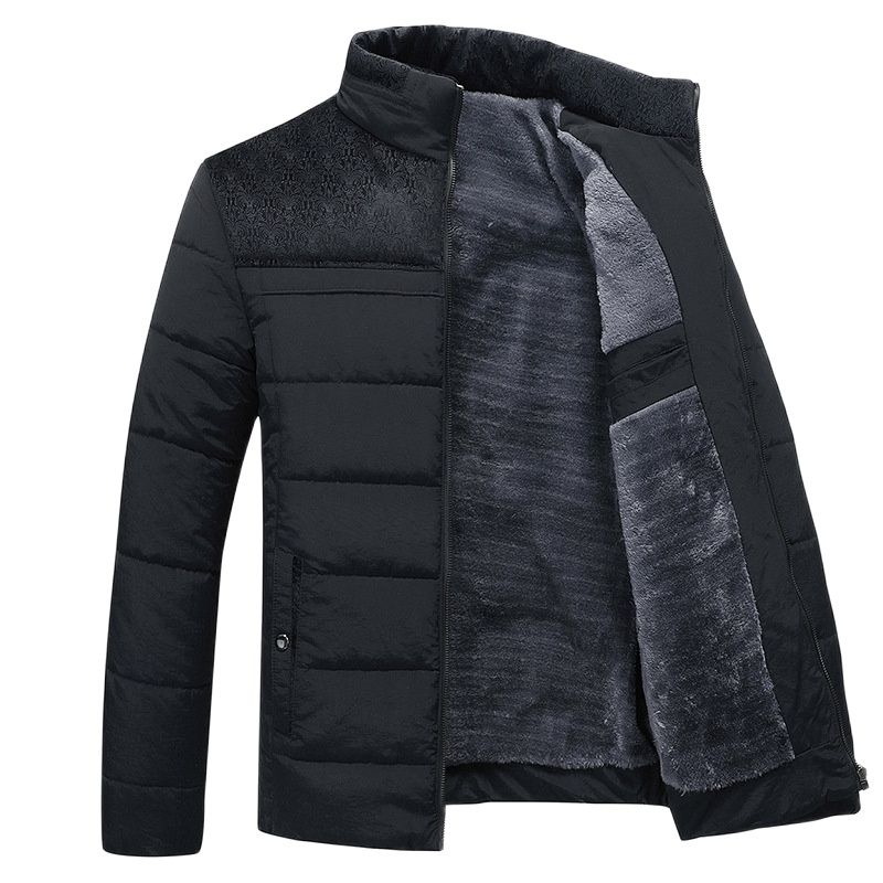 Lässige Stepp-Winterjacke für Herren mit Stehkragen 1