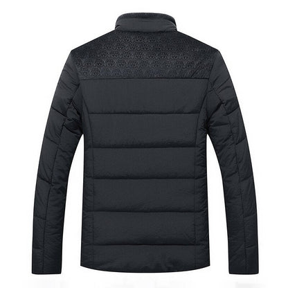 Lässige Stepp-Winterjacke für Herren mit Stehkragen 2