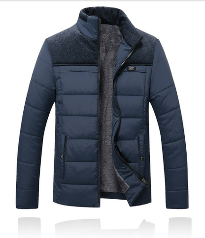 Lässige Stepp-Winterjacke für Herren mit Stehkragen 3