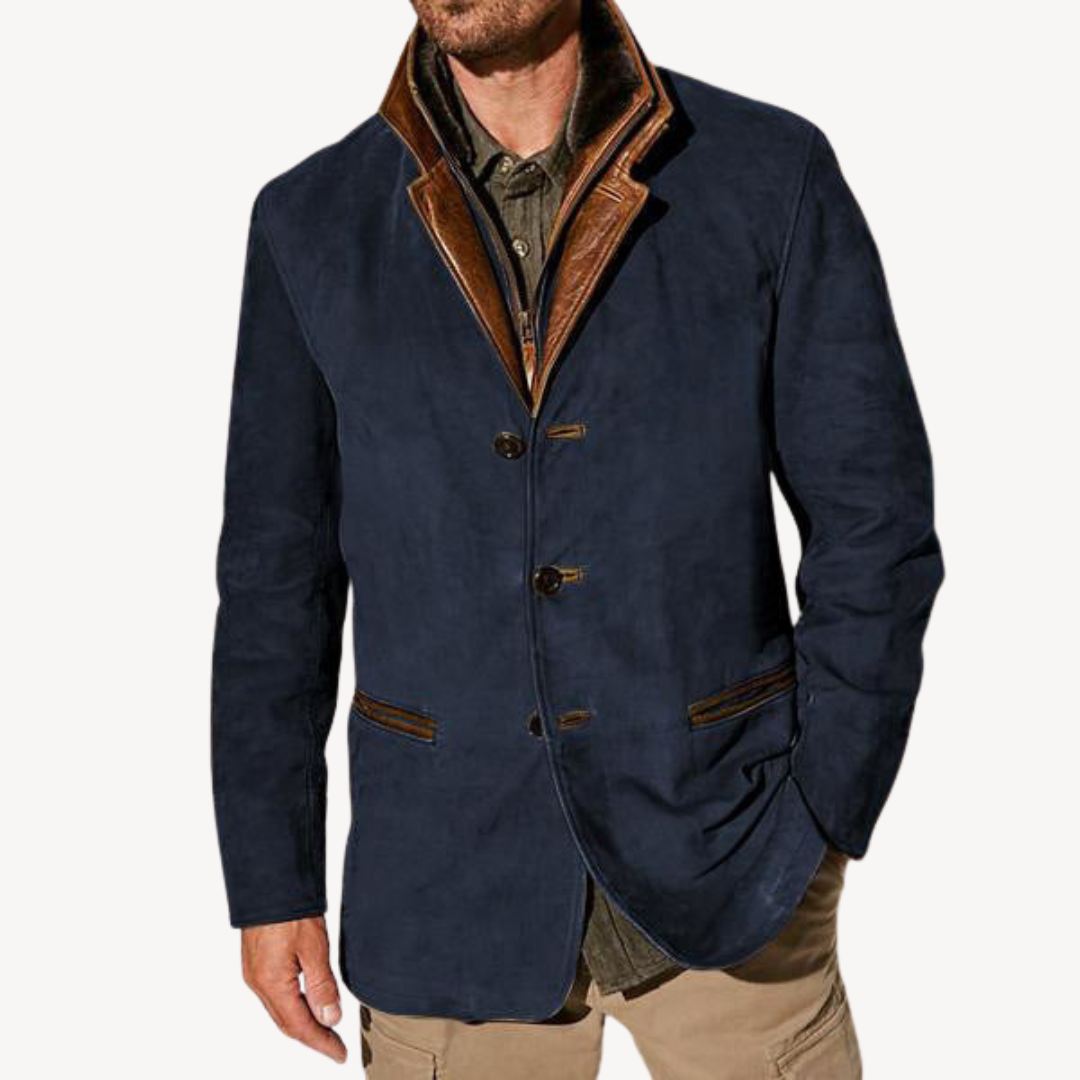 Lässige Wildlederjacke für Herren | Loravelle 2