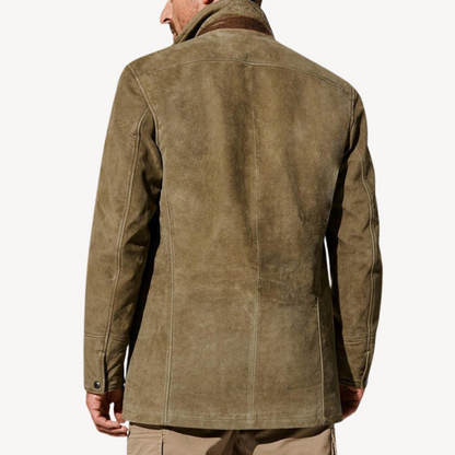 Lässige Wildlederjacke für Herren | Loravelle 3