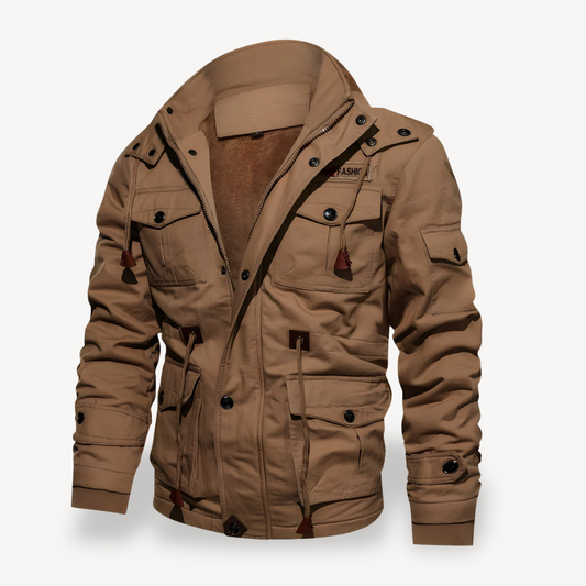 Lässige Winterjacke für Herren mit Taschen | Loravelle 0