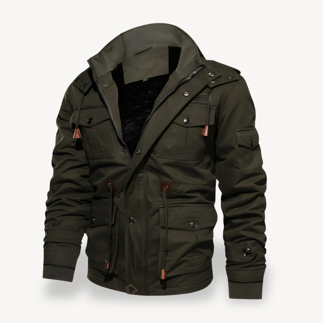 Lässige Winterjacke für Herren mit Taschen | Loravelle 2