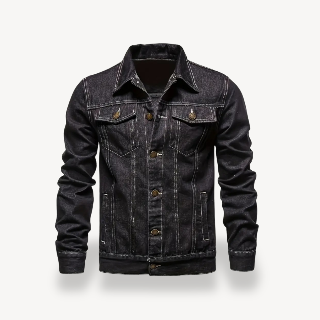 Lässige und stylische Jeansjacke für Herren | Loravelle 0
