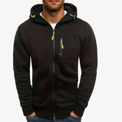 Lässiger Hoodie aus Baumwolle und Polyester für Herren | Loravelle 1