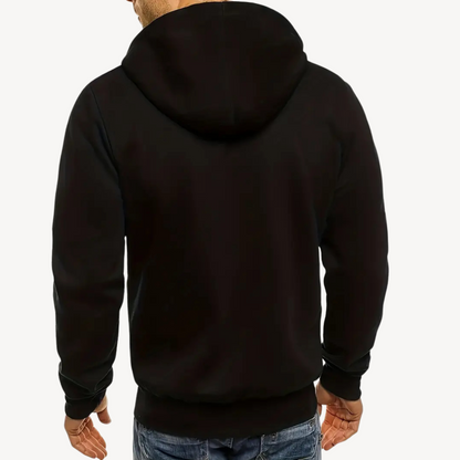 Lässiger Hoodie aus Baumwolle und Polyester für Herren | Loravelle 2