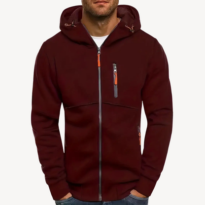 Lässiger Hoodie aus Baumwolle und Polyester für Herren | Loravelle 4