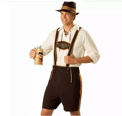 Traditionelle Lederhosen Oktoberfest Outfit Männer - BerlinGlamour