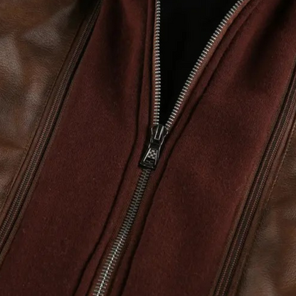 Lederjacke mit Kapuze für Herren | Loravelle 7