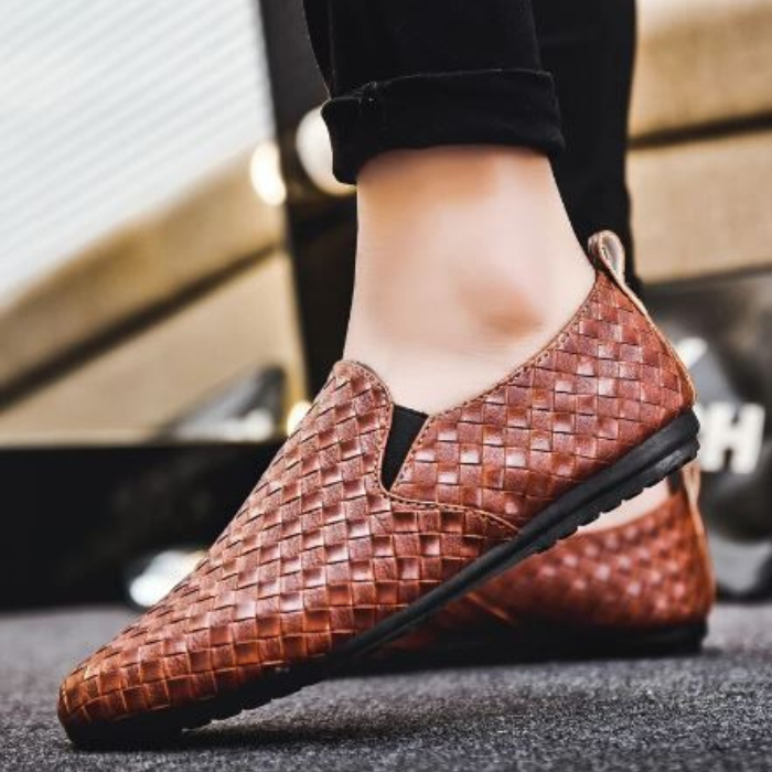 Lederschuhe für Männer Bequem Stilvoll Slip-On Schnürsenkel - BerlinGlamour