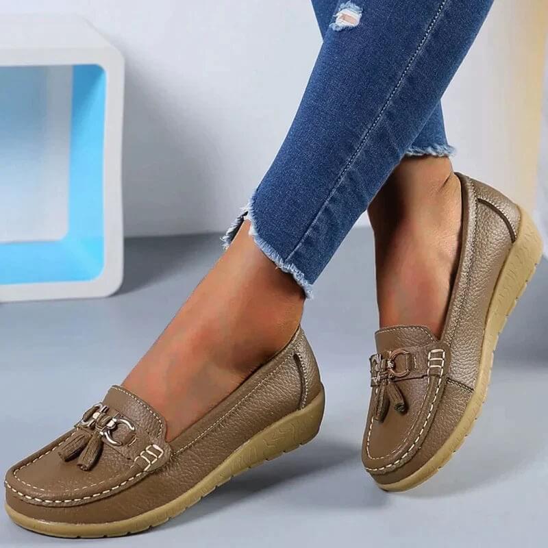 Damen Loafer Orthopädisch Bequem Schuhe
