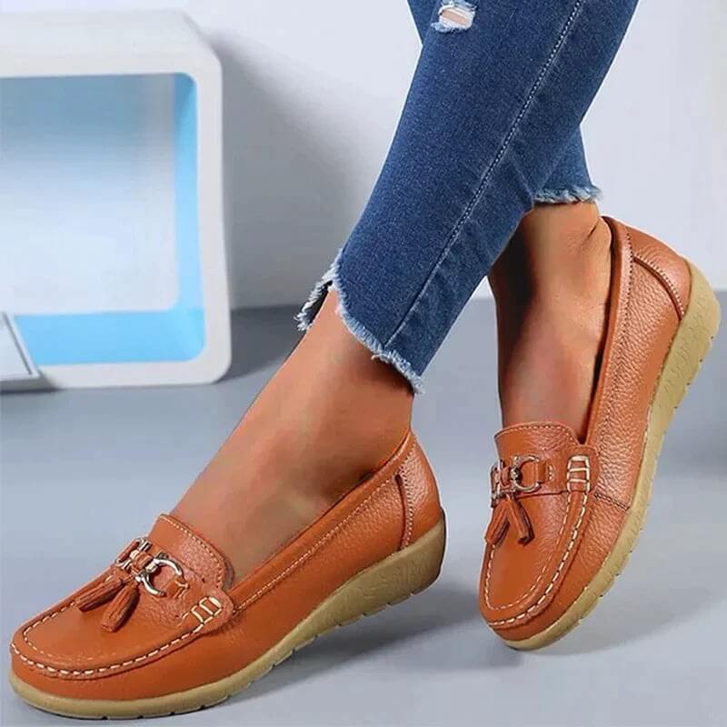 Damen Loafer Orthopädisch Bequem Schuhe