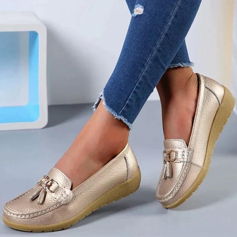 Damen Loafer Orthopädisch Bequem Schuhe