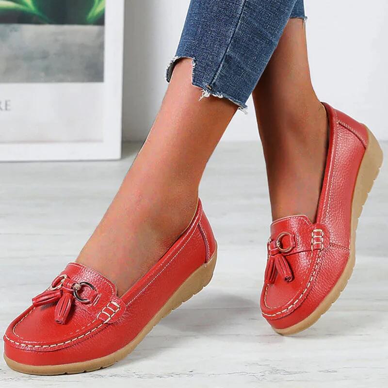 Damen Loafer Orthopädisch Bequem Schuhe