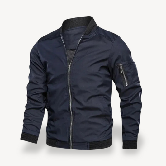 Leichte Bomberjacke aus Polyester für Herren | Loravelle 0
