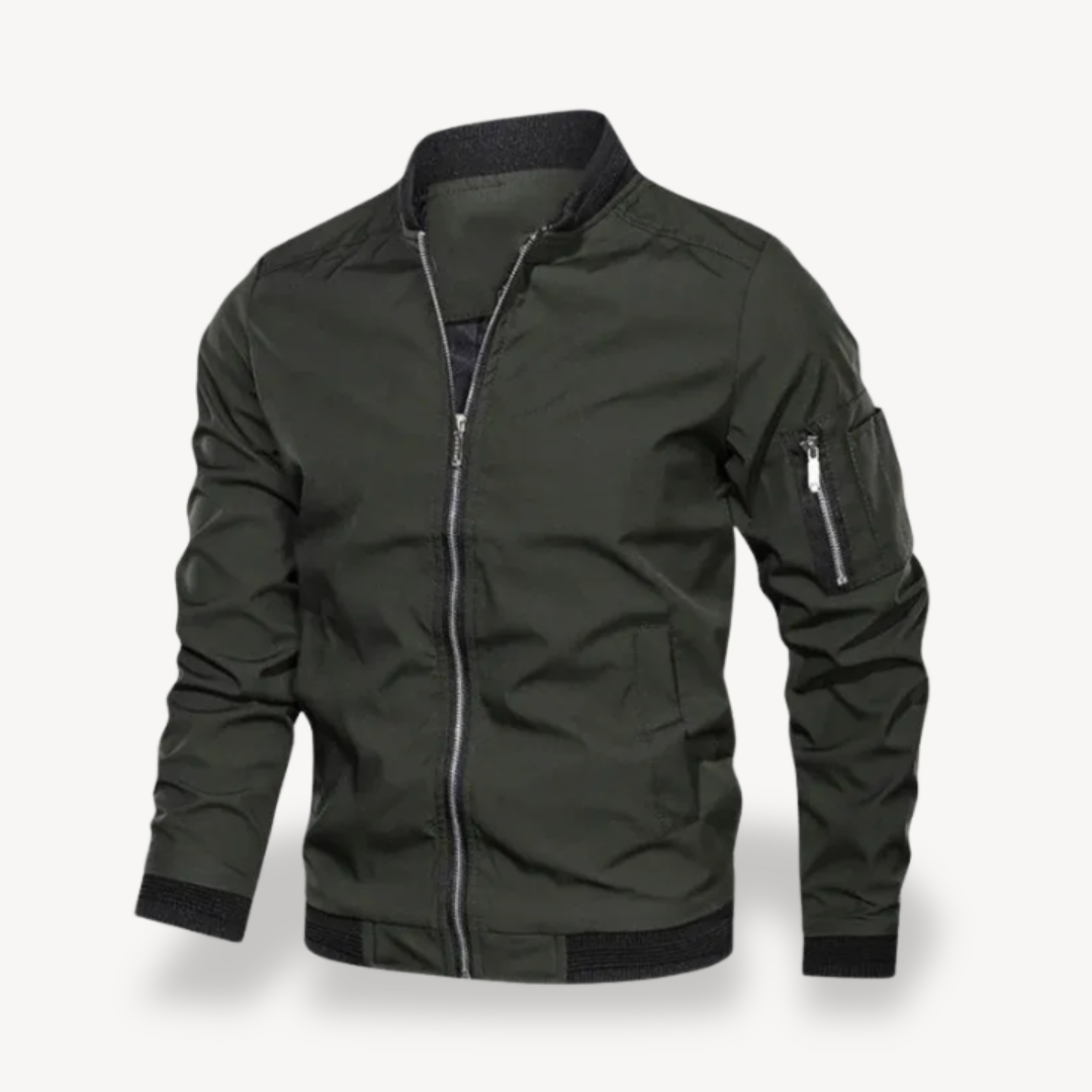 Leichte Bomberjacke aus Polyester für Herren | Loravelle 1