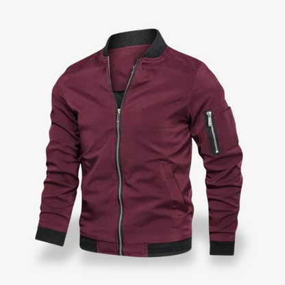 Leichte Bomberjacke aus Polyester für Herren | Loravelle 2