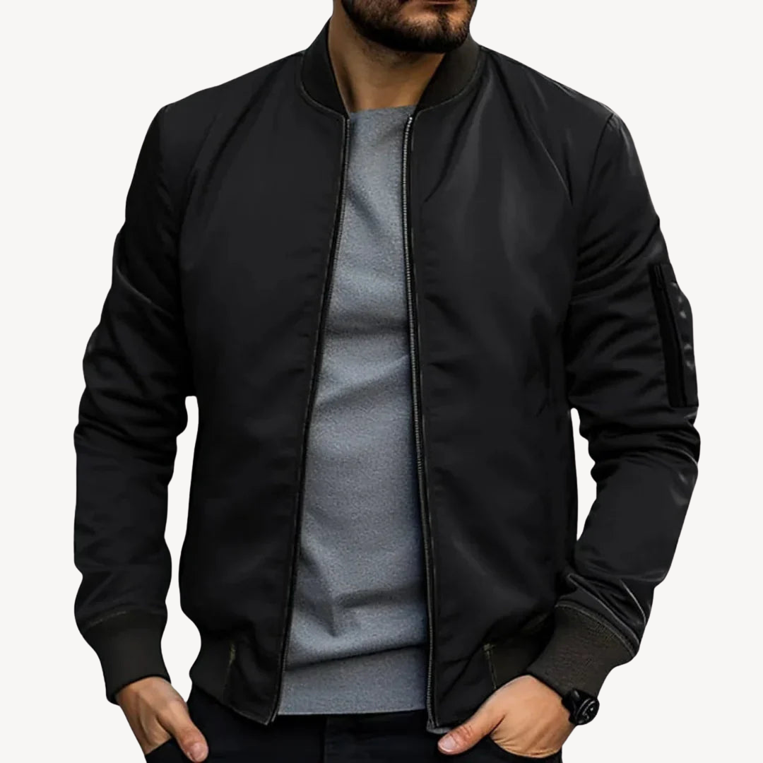 Leichte Nylon-Bomberjacke für Herren | Loravelle 1