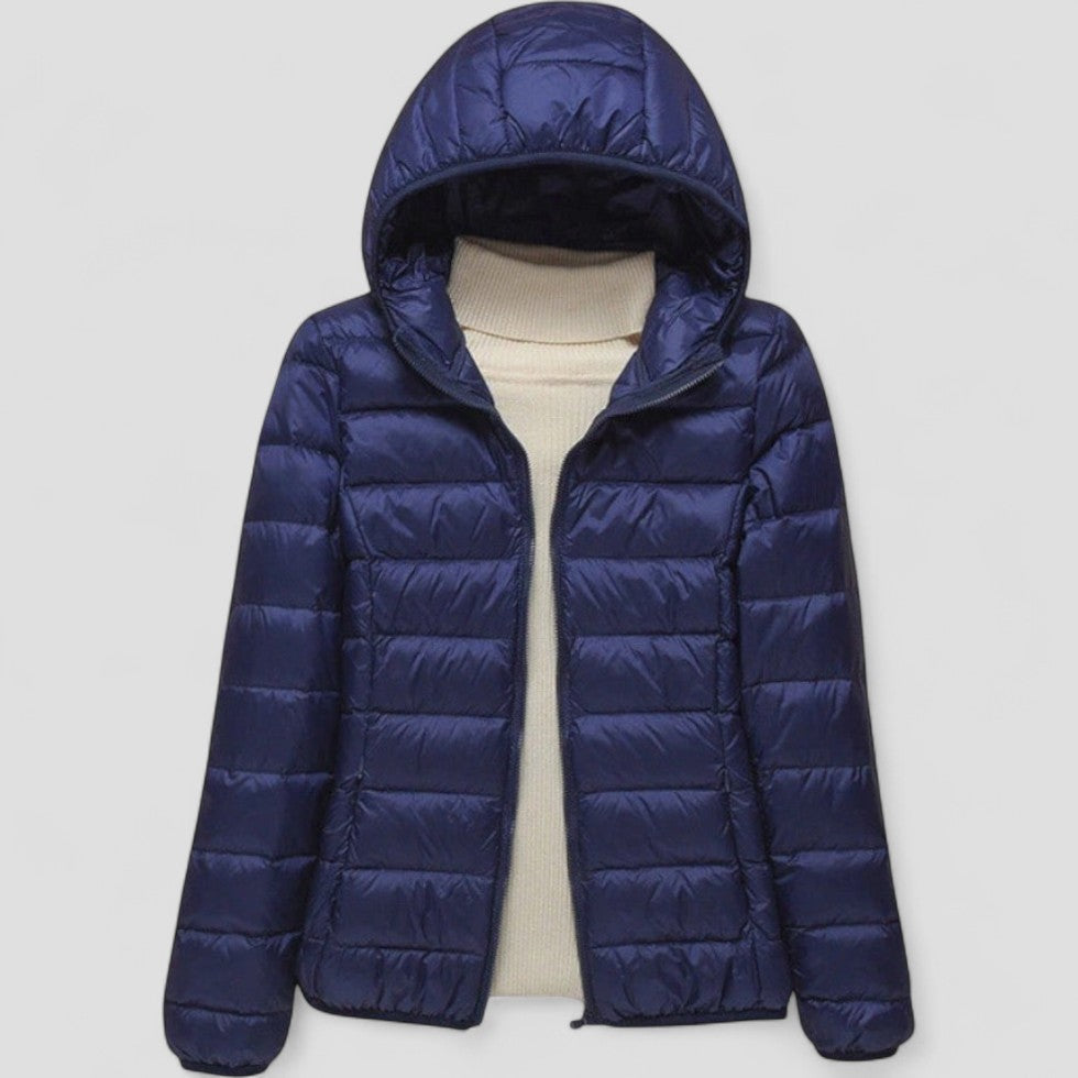 Leichte Pufferjacke mit Kapuze für Damen 1