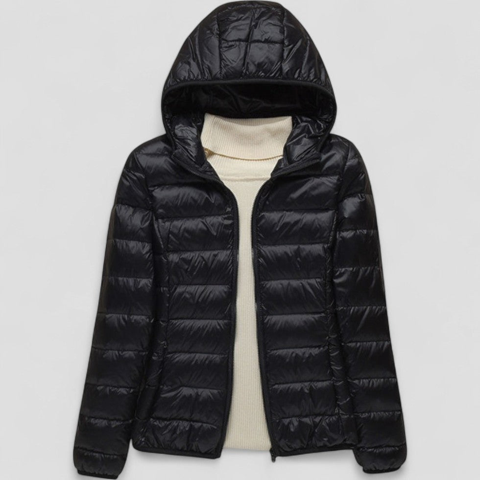 Leichte Pufferjacke mit Kapuze für Damen 2