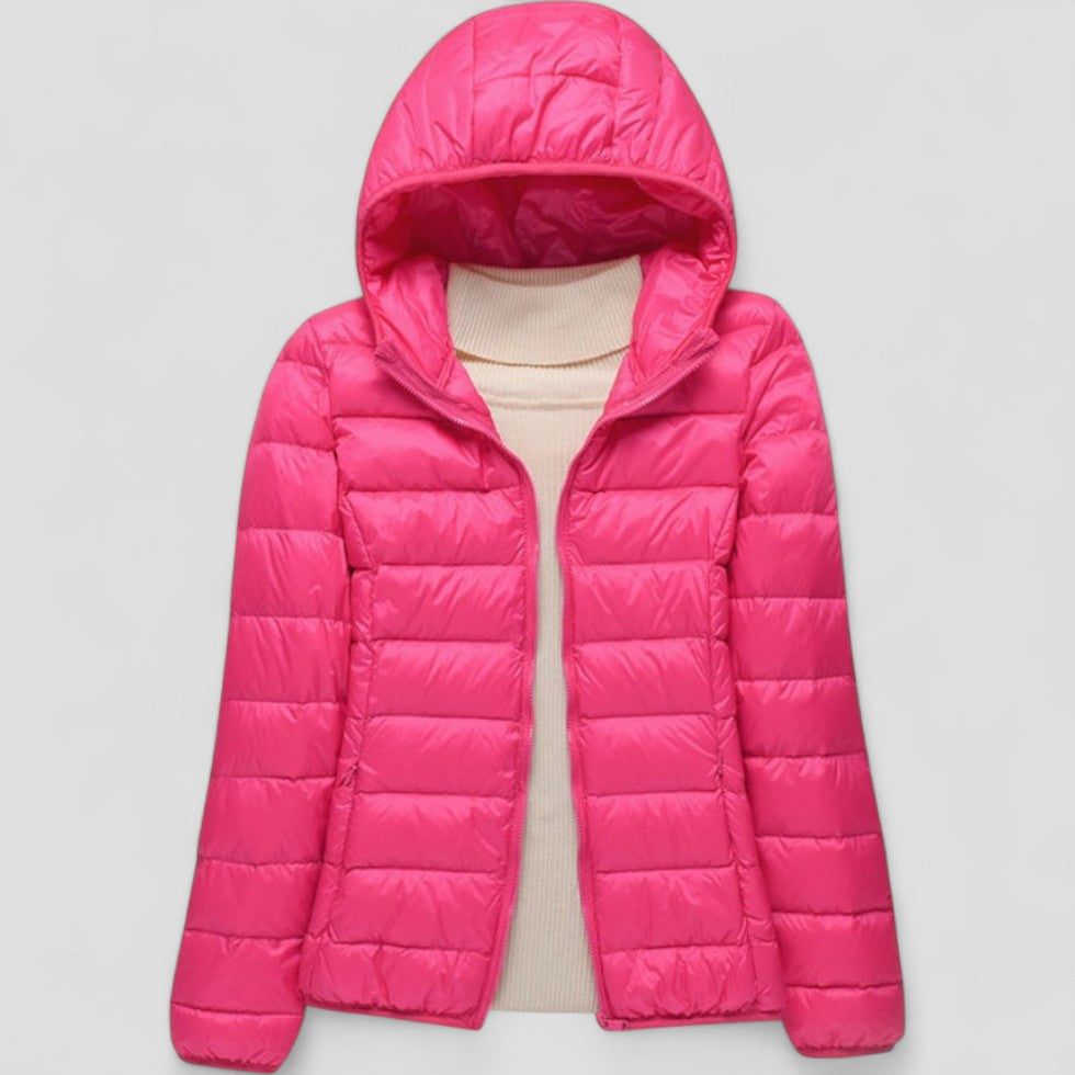 Leichte Pufferjacke mit Kapuze für Damen 3
