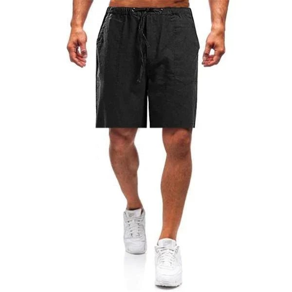 Bequeme Herren Shorts Leinen mit Drawstring - BerlinGlamour