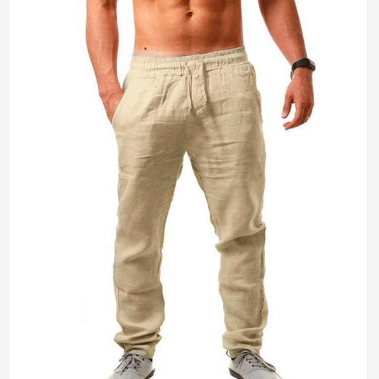 Leinenhose Herren Elastisch Sommerhose Bequem - BerlinGlamour