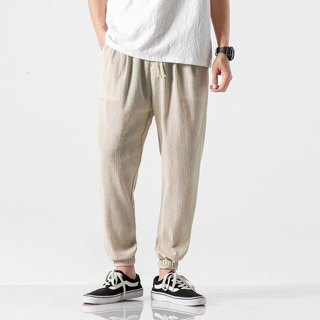 Herrenhose Leicht Baggy Jogginghose Bequem - BerlinGlamour