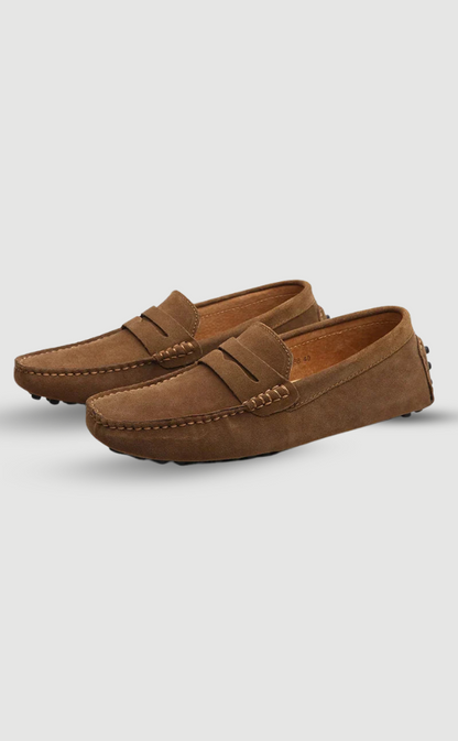 Italienische Slipper Wildleder Bequem Elegant - BerlinGlamour