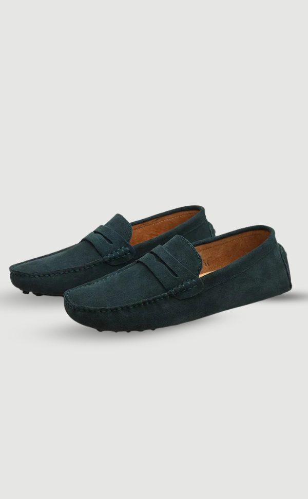 Italienische Slipper Wildleder Bequem Elegant