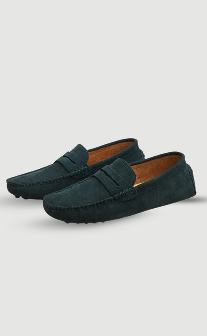 Italienische Slipper Wildleder Bequem Elegant