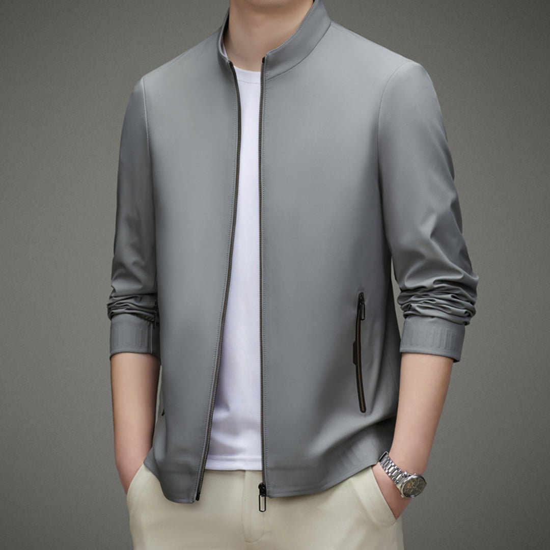 Schmale Herrenjacke Slim Fit mit Reißverschluss