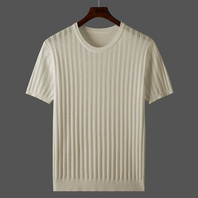 Herren T-Shirt Kurzarm Baumwolle Weich