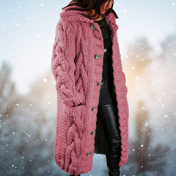 Weiche Strickjacke Damen Warm Bequem - BerlinGlamour