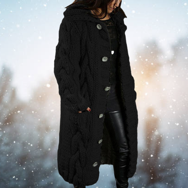 Weiche Strickjacke Damen Warm Bequem