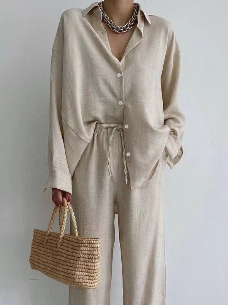 Leinenanzug Sommer Modern Stilvoll Bequem - BerlinGlamour