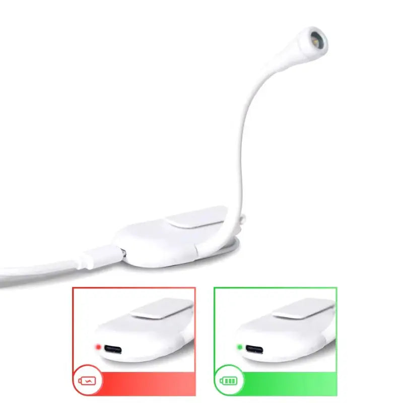 Buchleuchte Klemmleuchte Wiederaufladbar LED