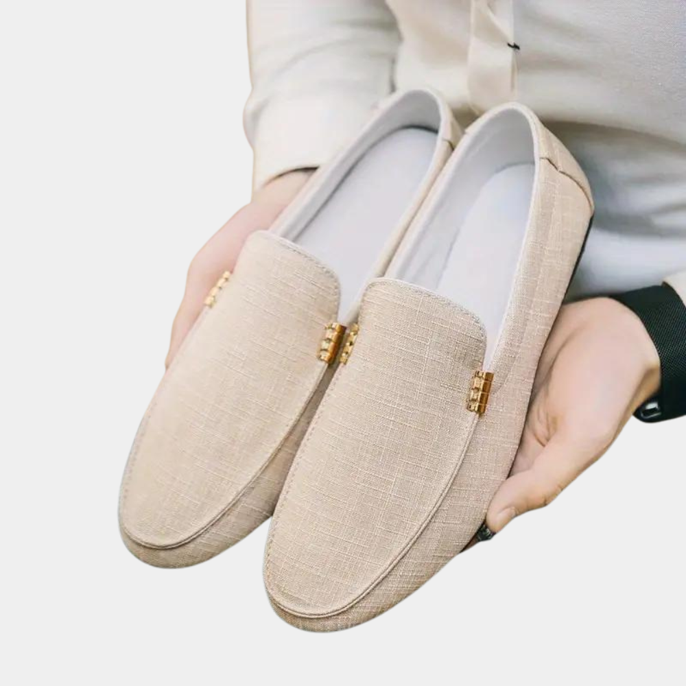 Bequeme Canvas Loafer Schuhe Flach Herren Sommer - BerlinGlamour