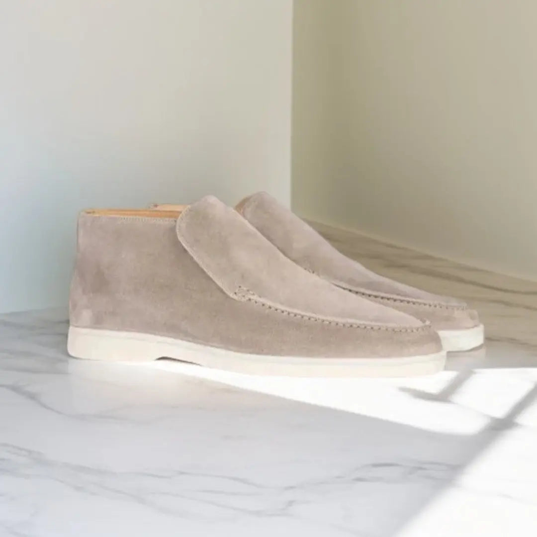 Herren Loafers Slip-On Schuhe aus Wildleder - BerlinGlamour