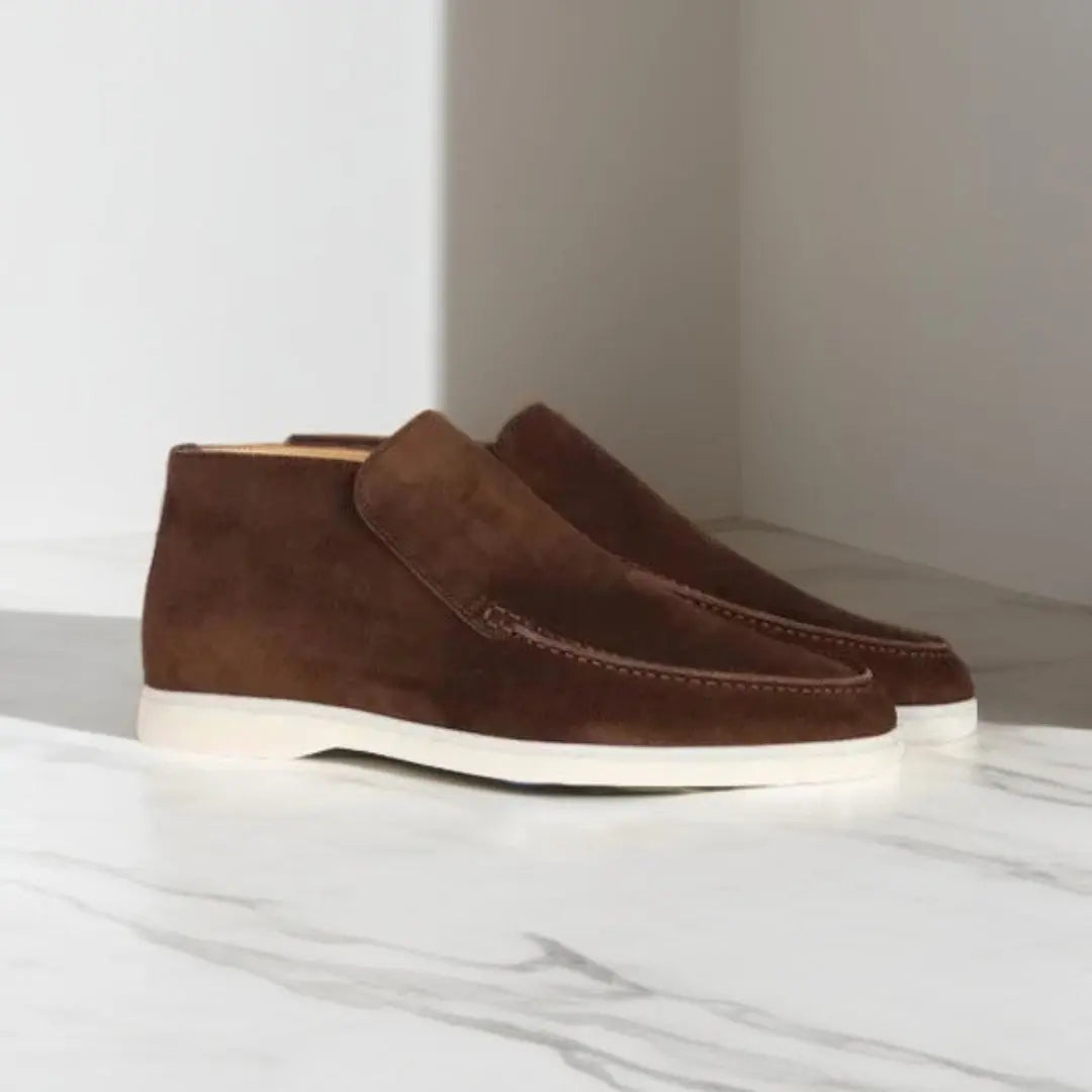 Loafers - Herren Slip-On Wildleder Loafers-Chaps Herrenmode