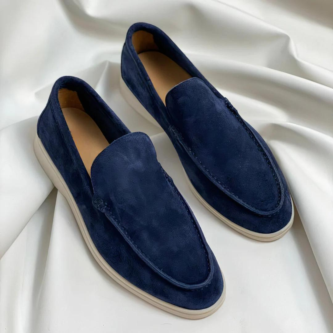 Herren Slip-On Schuhe Wildleder Bequem Frühling