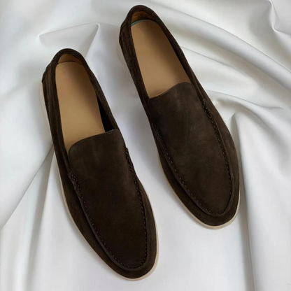 Herren Slip-On Schuhe Wildleder Bequem Frühling